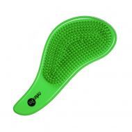 Щетка для волос и массажа кожи головы Melon Pro c многоуровневыми щетинками, зеленая 186*80мм