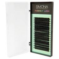 Ресницы на ленте Simona  Perfect Lash, 16линий, 0,15 D-изгиб , MIX