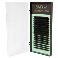 Ресницы на ленте Simona  Perfect Lash, 16линий, 0,20 C-изгиб , MIX