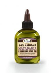 Масло для волос натуральное с макадамией Difeel Natural Macadamia Premium Hair Oil 99%, 75мл