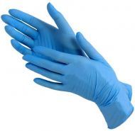 Перчатки нитриловые NitriMAX  M, голубые 50 пар