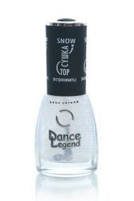 Лак для ногтей Dance Legend топ сушка-snow 15мл
